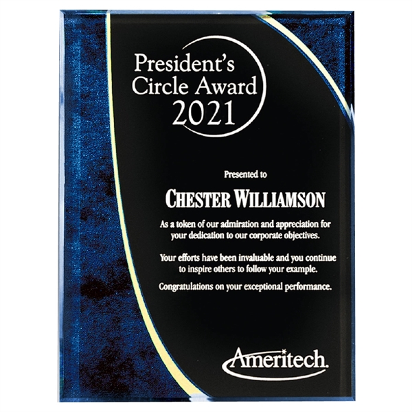 8" x 10" plaque that's made of lucite acrylic and offered... from ASI 61125 Hit Promotional Products / Hit®