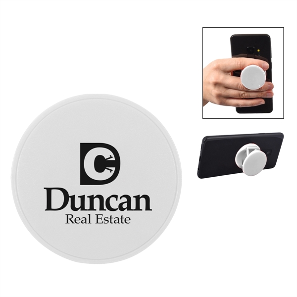 Collapsible phone grip and stand for taking calls, making video calls,... from ASI 61125 Hit Promotional Products / Hit®