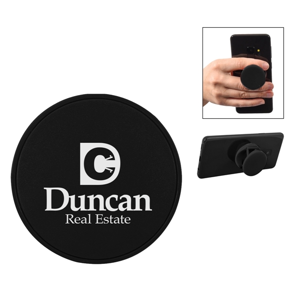 Collapsible phone grip and stand for taking calls, making video calls,... from ASI 61125 Hit Promotional Products / Hit®