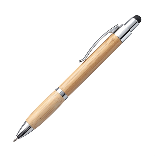 The Kafza click-action ballpoint pen features an eco-friendly bamboo barrel with... from ASI 84592 St Regis Group