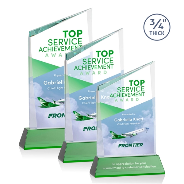 Scarsdale VividPrint™ Award on Newhaven - Green... from ASI 84592 St Regis Group / St Regis