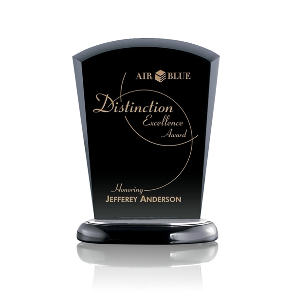 Amazing black award on a Black Wooden Base with Aluminum accents.... from ASI 84592 St Regis Group / St Regis