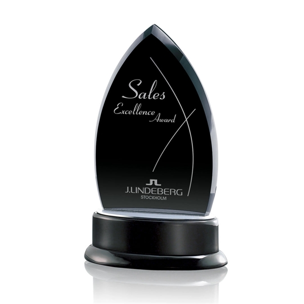 Amazing black peak award on a Black Wooden Base with Aluminum... from ASI 84592 St Regis Group / St Regis