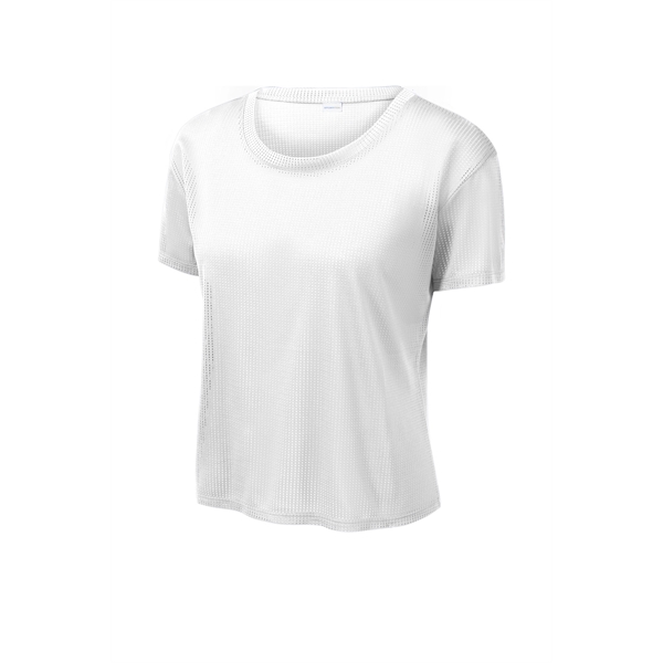 Sport-Tek Ladies PosiCharge Draft Crop Tee.... from ASI 84863 SanMar