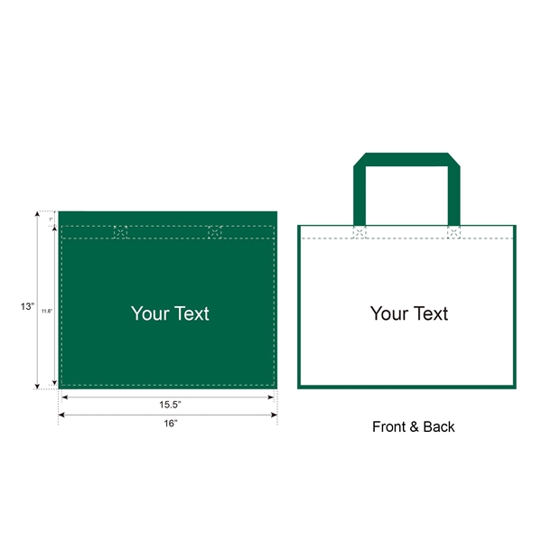 Full Color 130 GSM non woven front & back 2 sides... from ASI 41511 Brainchild USA Inc / BrainChild Gift Club