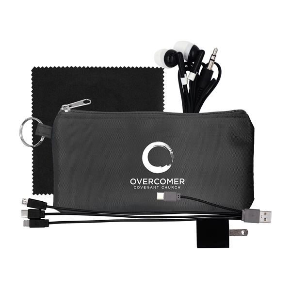 Large Stretchy Wall, Cable, Cloth & Buds Set... from ASI 30208 A P Specialties / AP Specialties