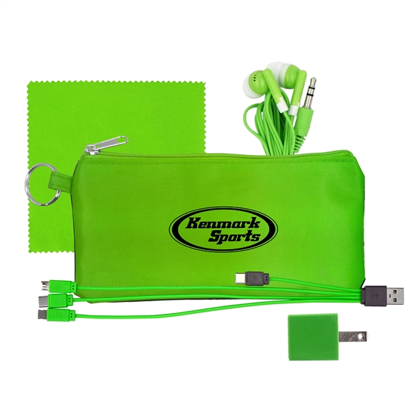 Large Stretchy Wall, Cable, Cloth & Buds Set... from ASI 30208 A P Specialties / AP Specialties