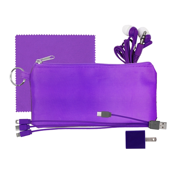 Large Stretchy Wall, Cable, Cloth & Buds Set... from ASI 30208 A P Specialties / AP Specialties