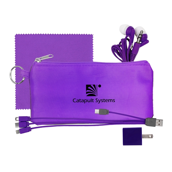 Large Stretchy Wall, Cable, Cloth & Buds Set... from ASI 30208 A P Specialties / AP Specialties