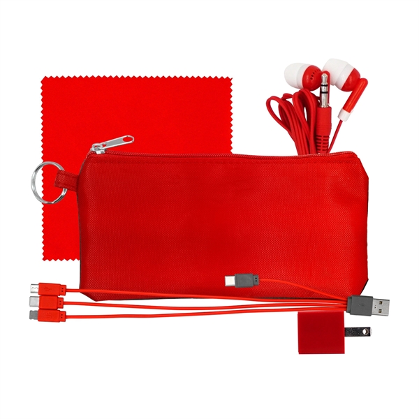 Large Stretchy Wall, Cable, Cloth & Buds Set... from ASI 30208 A P Specialties / AP Specialties