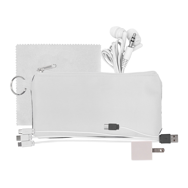 Large Stretchy Wall, Cable, Cloth & Buds Set... from ASI 30208 A P Specialties / AP Specialties