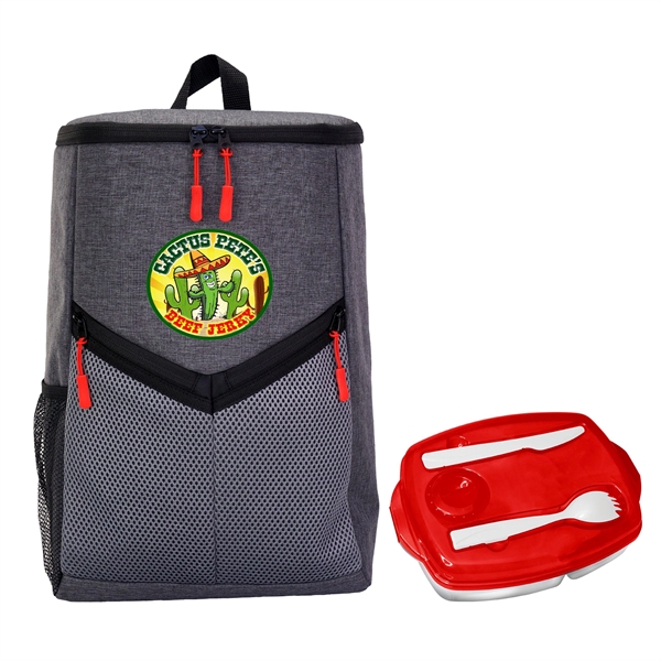 Victory Locking Lid Cooler Backpack Set... from ASI 30208 A P Specialties / AP Specialties