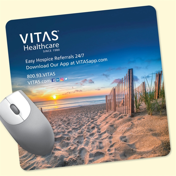 8" x 8" x 1/8" Fabric Mouse Pad-Made in the USA... from ASI 49716 Digispec & CounterPoint / DIGISPEC®
