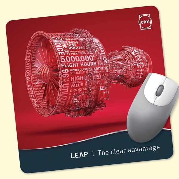 8" x 8" x 1/8"-Hard Surface Mouse Pad-Made in the USA... from ASI 49716 Digispec & CounterPoint / DIGISPEC®