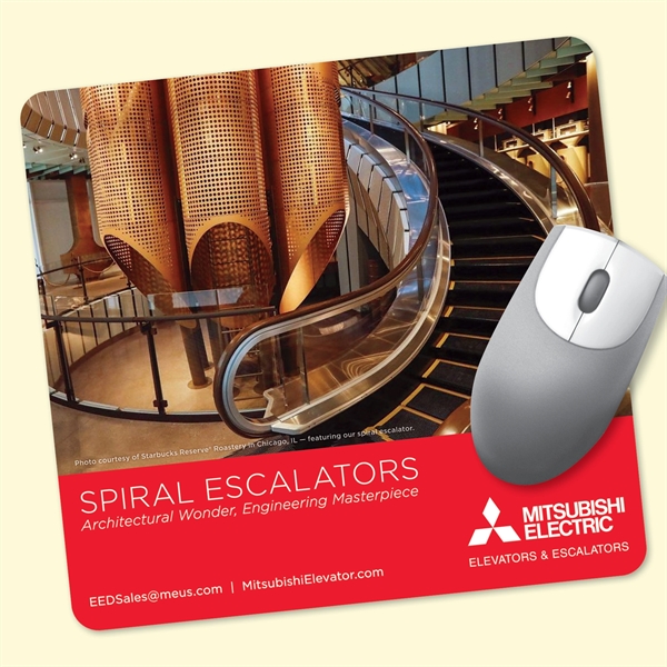 7.5" x 8" x .02" - Ultra-Thin, Hard Surface Mouse Pad-Made... from ASI 49716 Digispec & CounterPoint / DIGISPEC®