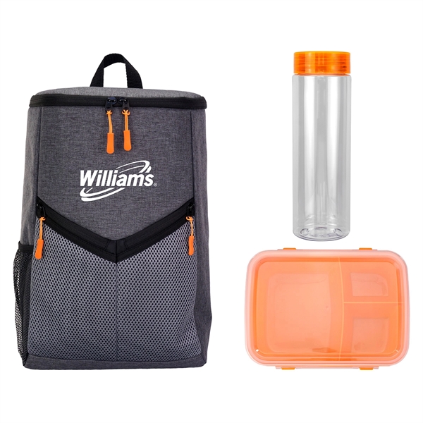 Victory Cooler Backpack Lunch & Drink Set... from ASI 30208 A P Specialties / AP Specialties