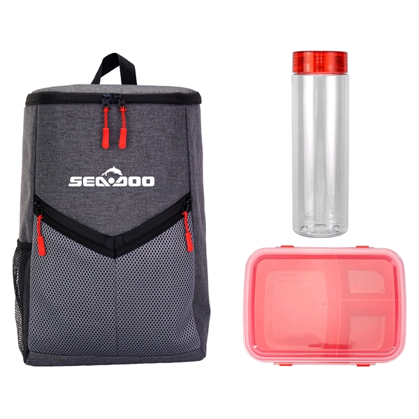 Victory Cooler Backpack Lunch & Drink Set... from ASI 30208 A P Specialties / AP Specialties