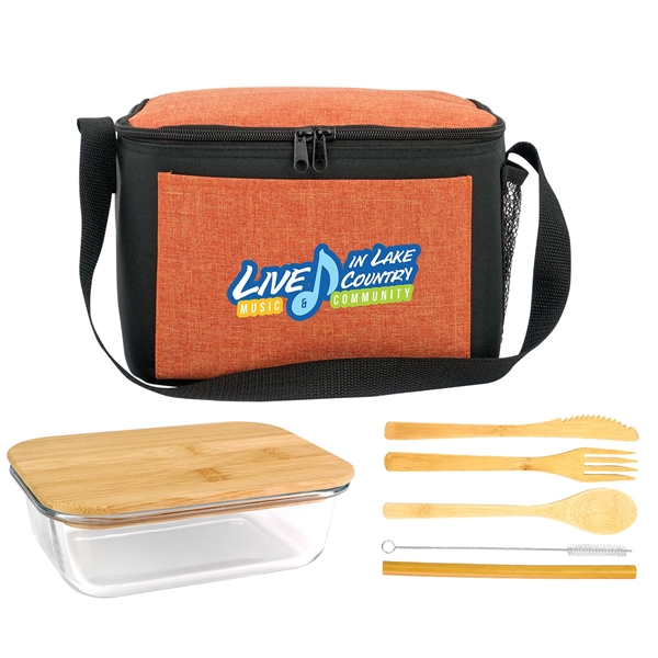 Ridge Bamboo Lunch Cooler... from ASI 30208 A P Specialties / AP Specialties