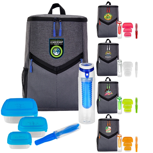 Victory Lunch & Drink Cooler Backpack Set... from ASI 30208 A P Specialties / AP Specialties