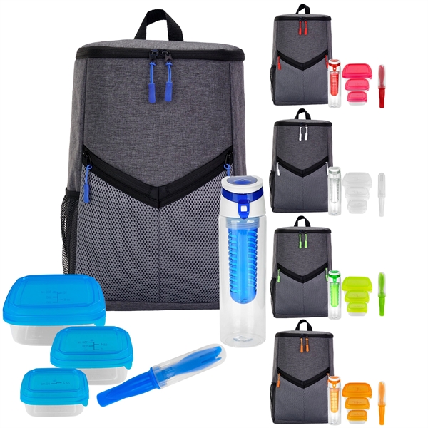 Victory Lunch & Drink Cooler Backpack Set... from ASI 30208 A P Specialties / AP Specialties