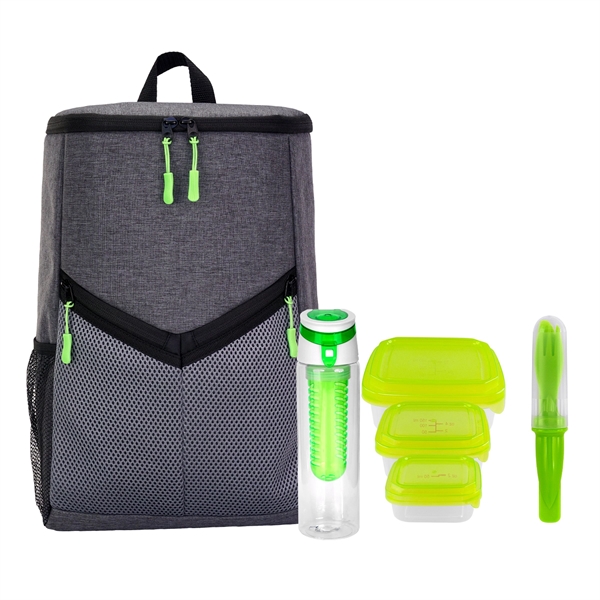 Victory Lunch & Drink Cooler Backpack Set... from ASI 30208 A P Specialties / AP Specialties