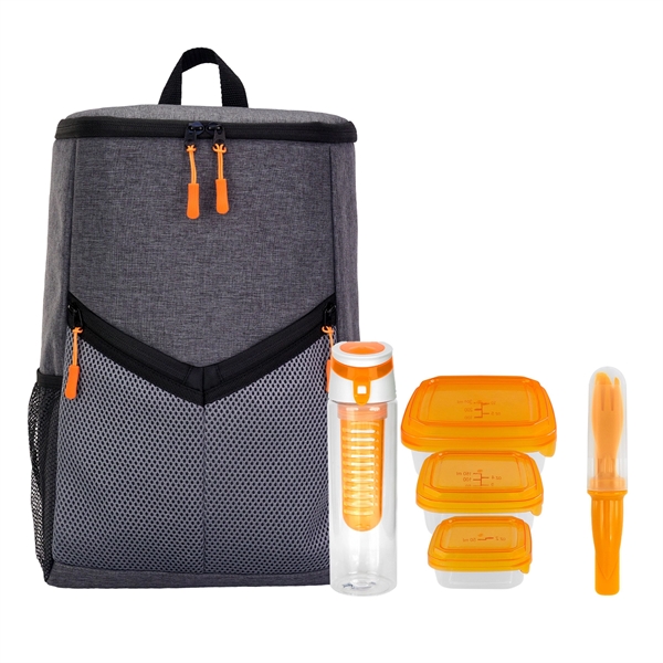 Victory Lunch & Drink Cooler Backpack Set... from ASI 30208 A P Specialties / AP Specialties