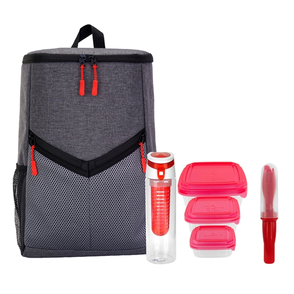 Victory Lunch & Drink Cooler Backpack Set... from ASI 30208 A P Specialties / AP Specialties