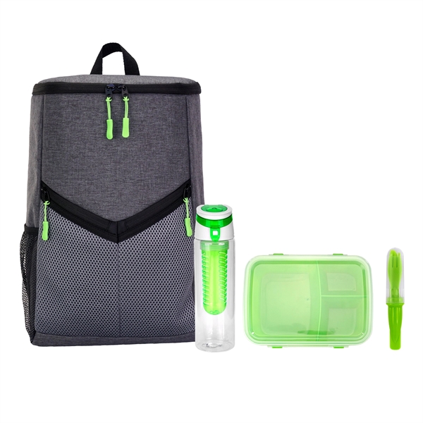 Victory Lunch & Drink To Go Backpack Set... from ASI 30208 A P Specialties / AP Specialties