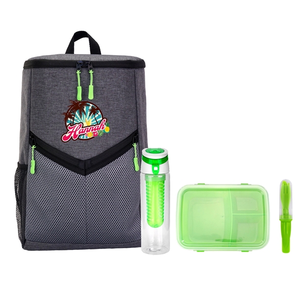 Victory Lunch & Drink To Go Backpack Set... from ASI 30208 A P Specialties / AP Specialties