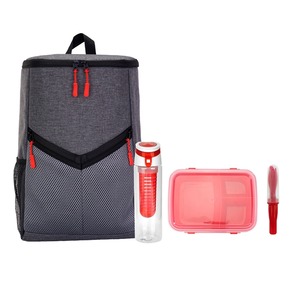 Victory Lunch & Drink To Go Backpack Set... from ASI 30208 A P Specialties / AP Specialties