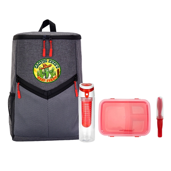 Victory Lunch & Drink To Go Backpack Set... from ASI 30208 A P Specialties / AP Specialties