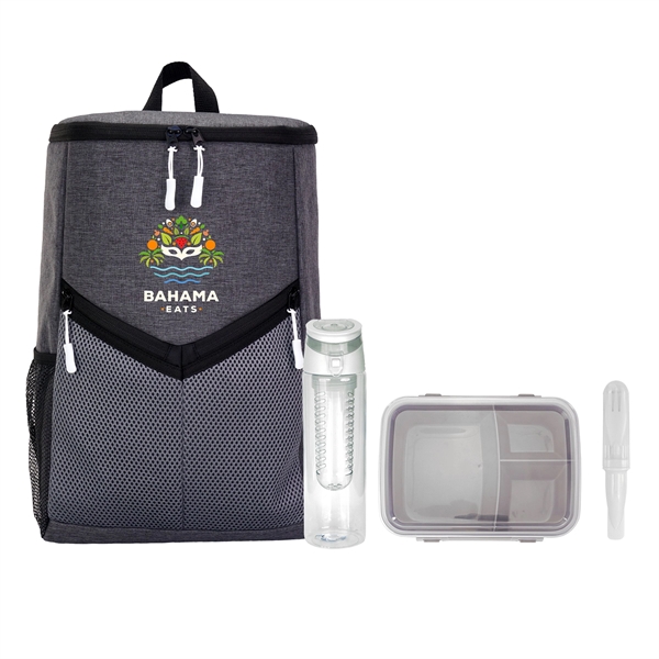 Victory Lunch & Drink To Go Backpack Set... from ASI 30208 A P Specialties / AP Specialties