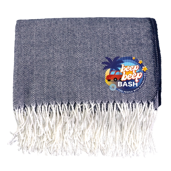 Fringed Throw Blanket... from ASI 30208 A P Specialties / AP Specialties