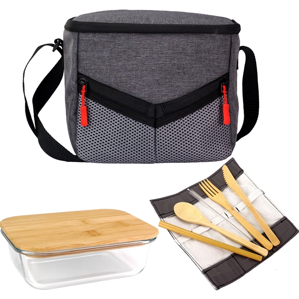 Victory Lunch Cooler Bamboo Set... from ASI 30208 A P Specialties / AP Specialties