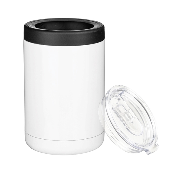 Double walled, vacuum insulated, 18/8 stainless steel holder and travel tumbler... from ASI 57655 STOPNGO Line