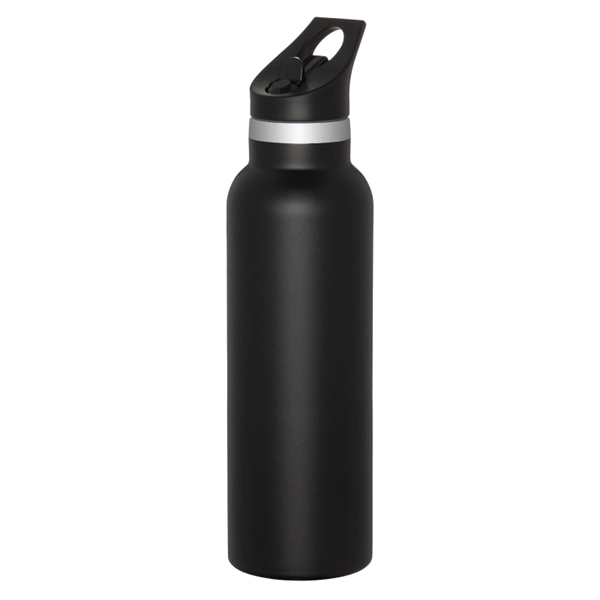 20-oz. double wall, vacuum insulated, stainless steel water bottle with leak-resistant... from ASI 57655 STOPNGO Line