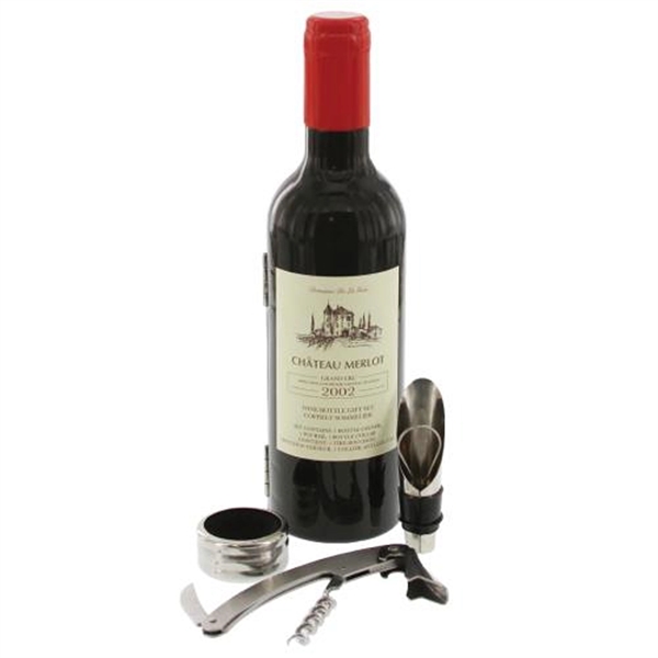 3 Piece "Wine Bottle" Gift Set with magnetic closure... from ASI 31570 Advantage Industries