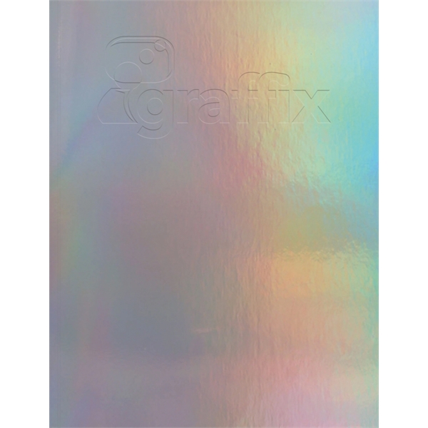 Perfect-bound books with Holographic Rainbow cover, foil or deboss imprint and... from ASI 91340 Journalbooks/Timeplanner Calendars