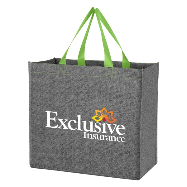Tote bag made of 80 gram nonwoven, coated, water resistant polypropylene... from ASI 61125 Hit Promotional Products / Hit®
