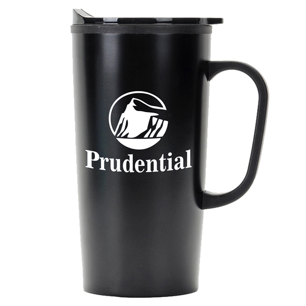 6.89" x 4.75" x 2.88" 20-ounce insulated stainless steel travel mug... from ASI 90807 Tekweld
