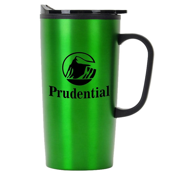 6.89" x 4.75" x 2.88" 20-ounce insulated stainless steel travel mug... from ASI 90807 Tekweld