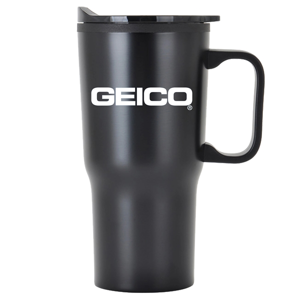 20 ounce double-wall insulated stainless steel tumbler with PP plastic liner... from ASI 90807 Tekweld