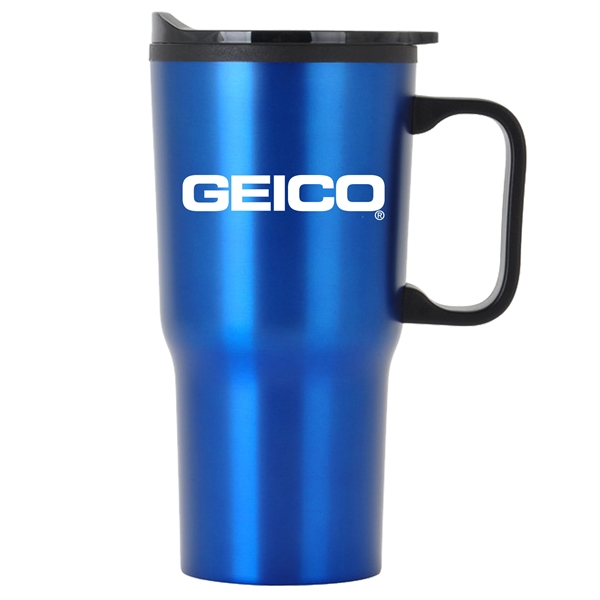 20 ounce double-wall insulated stainless steel tumbler with PP plastic liner... from ASI 90807 Tekweld