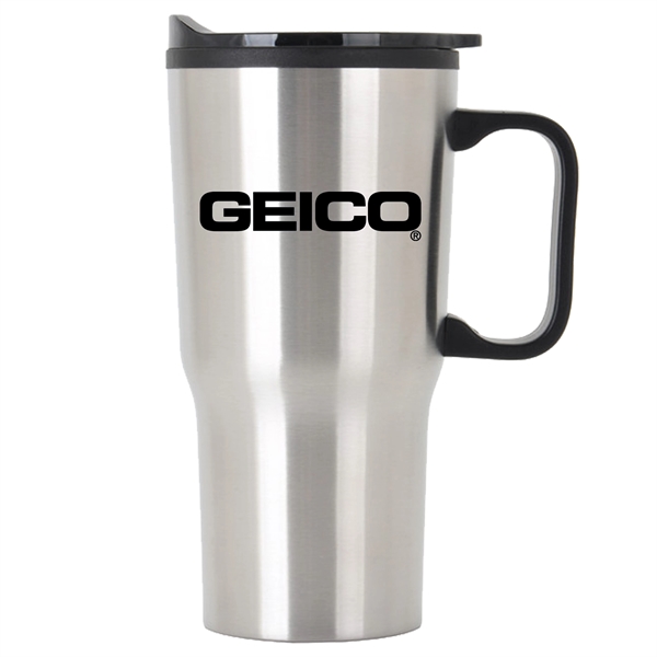 20 ounce double-wall insulated stainless steel tumbler with PP plastic liner... from ASI 90807 Tekweld