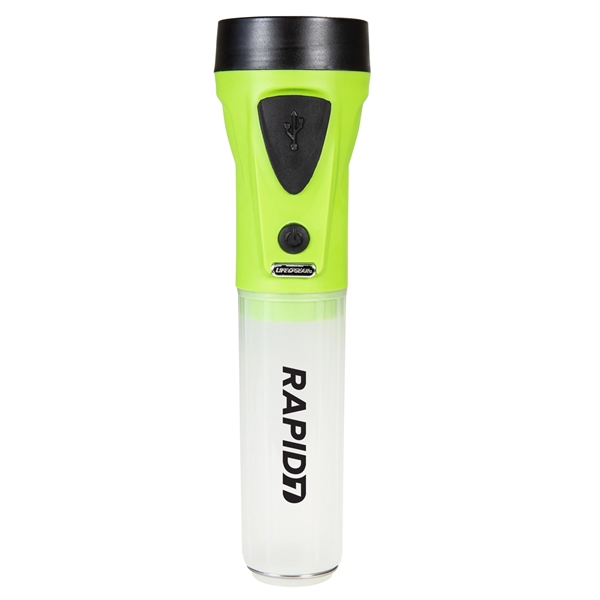 Flashlight with a lantern, power bank, 1,500mAh battery, and safety flasher... from ASI 84514 Safety Made