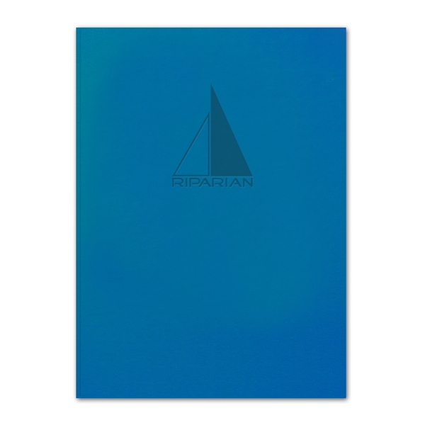 Perfect-bound journals with flexible wraparound Molena cover, foil of deboss imprint... from ASI 91340 Journalbooks/Timeplanner Calendars