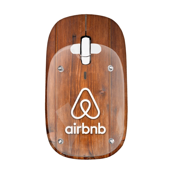 Full color wireless mouse with left and right click buttons, scroll... from ASI 61005 Hirsch Gift Inc / Hirsch Gift HG TECH HG