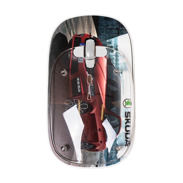 Full color wireless mouse with left and right click buttons, scroll... from ASI 61005 Hirsch Gift Inc / Hirsch Gift HG TECH HG