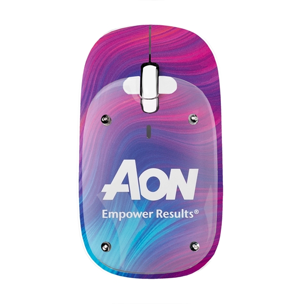 Full color wireless mouse with left and right click buttons, scroll... from ASI 61005 Hirsch Gift Inc / Hirsch Gift HG TECH HG