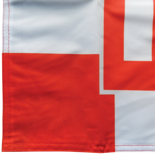 Basic double sided polyester teardrop style backpack flag kit... from ASI 80228 Quinn